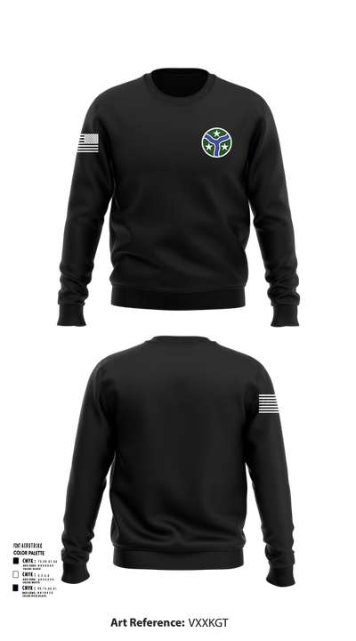 278th Armored Cavalry Regiment 63625582 Crew Neck Sweatshirt - 101