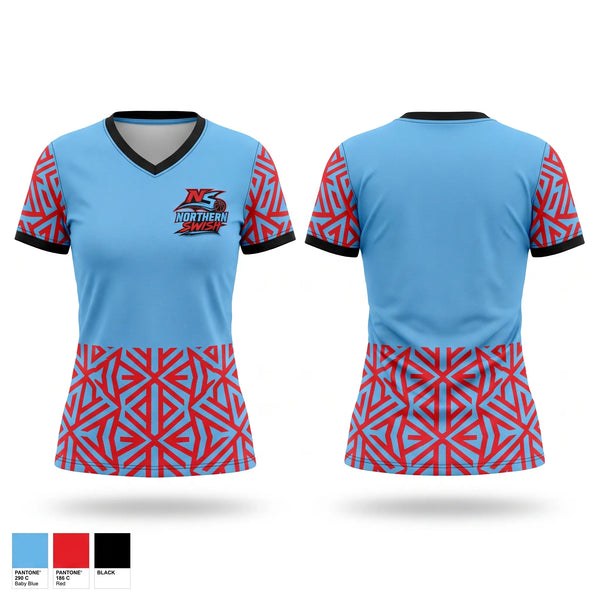 Womens Short Sleeve Vneck Shirt, NORTHERN SWISH, Men's Basketball, Teamtime, Team time, sublimation, custom sports apparel, team uniforms, spirit wear, spiritwear, sports uniforms, custom shirts, team store, custom team store, fundraiser sports, apparel fundraiser