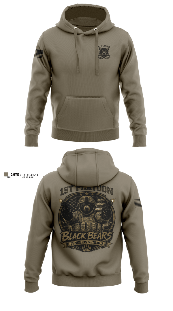 Hoodie, 1ST PLT, 94MP, Army, Teamtime, Team time, sublimation, custom sports apparel, team uniforms, spirit wear, spiritwear, sports uniforms, custom shirts, team store, custom team store, fundraiser sports, apparel fundraiser