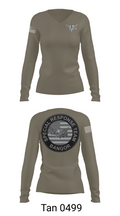 Bangor PD SRT 25650478 Women's Long Sleeve V-neck Shirt - 11