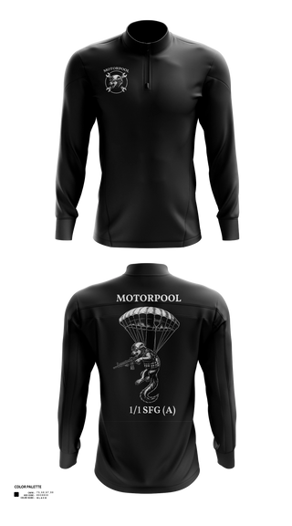 Quarter Zip Jacket, MOF/MOPO, Army, Teamtime, Team time, sublimation, custom sports apparel, team uniforms, spirit wear, spiritwear, sports uniforms, custom shirts, team store, custom team store, fundraiser sports, apparel fundraiser