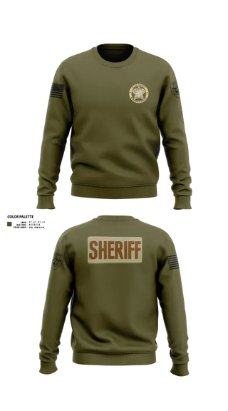 Crew Neck Sweatshirt, Ellis County Sheriff’s Office, Police, Teamtime, Team time, sublimation, custom sports apparel, team uniforms, spirit wear, spiritwear, sports uniforms, custom shirts, team store, custom team store, fundraiser sports, apparel fundraiser