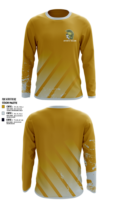 Antonito Trojans Long Sleeve Performance Shirt 5