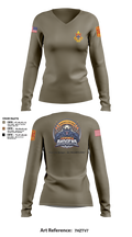HHB_30X 8927960 Women's Long Sleeve V-neck Shirt - 1