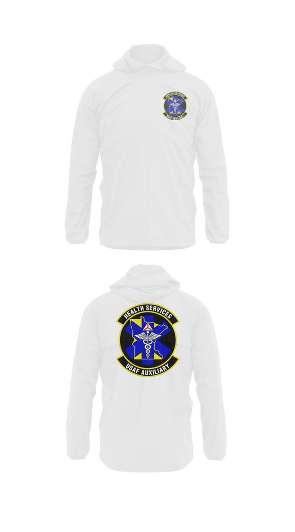 Windbreaker, Civil Air Patrol Minnesota Wing Health Service, Air Force, Teamtime, Team time, sublimation, custom sports apparel, team uniforms, spirit wear, spiritwear, sports uniforms, custom shirts, team store, custom team store, fundraiser sports, apparel fundraiser