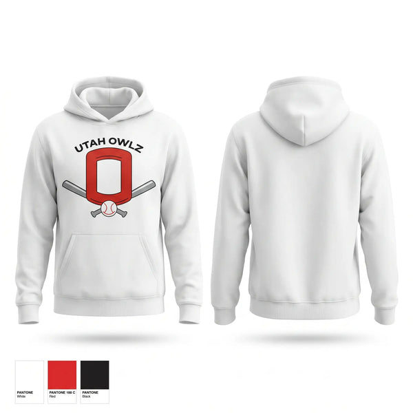 Hoodie, Utah Owlz, Baseball, Teamtime, Team time, sublimation, custom sports apparel, team uniforms, spirit wear, spiritwear, sports uniforms, custom shirts, team store, custom team store, fundraiser sports, apparel fundraiser