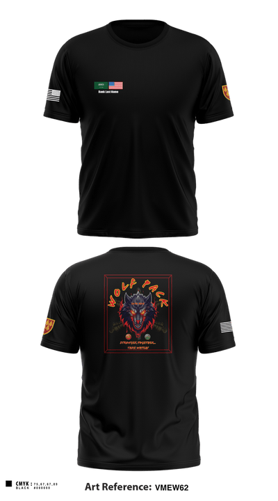 Wolf PAC-🚀🚀🚀 3395688 Short Sleeve Performance Shirt - 7