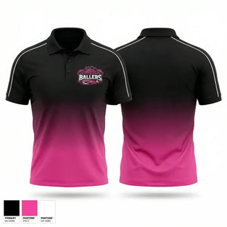 Short Sleeve Performance Polo, Pittsburgh Ballers, Women's Basketball, Teamtime, Team time, sublimation, custom sports apparel, team uniforms, spirit wear, spiritwear, sports uniforms, custom shirts, team store, custom team store, fundraiser sports, apparel fundraiser
