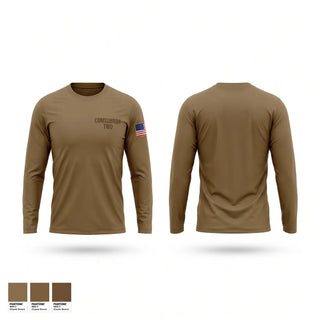 Long Sleeve Performance Shirt, COMSUBRON TWO, Navy, Teamtime, Team time, sublimation, custom sports apparel, team uniforms, spirit wear, spiritwear, sports uniforms, custom shirts, team store, custom team store, fundraiser sports, apparel fundraiser