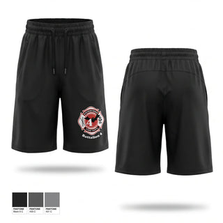 Athletic Shorts With Pockets, Edinburgh Fire & Rescue, Fire Department, Teamtime, Team time, sublimation, custom sports apparel, team uniforms, spirit wear, spiritwear, sports uniforms, custom shirts, team store, custom team store, fundraiser sports, apparel fundraiser
