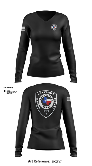 Womens Long Sleeve Vneck Shirt, Motorcycle unit, Police, Teamtime, Team time, sublimation, custom sports apparel, team uniforms, spirit wear, spiritwear, sports uniforms, custom shirts, team store, custom team store, fundraiser sports, apparel fundraiser