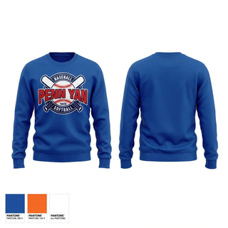 Crew Neck Sweatshirt, Penn Yan Youth Baseball, Baseball, Teamtime, Team time, sublimation, custom sports apparel, team uniforms, spirit wear, spiritwear, sports uniforms, custom shirts, team store, custom team store, fundraiser sports, apparel fundraiser
