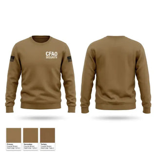 Crew Neck Sweatshirt, CFAO security, Navy, Teamtime, Team time, sublimation, custom sports apparel, team uniforms, spirit wear, spiritwear, sports uniforms, custom shirts, team store, custom team store, fundraiser sports, apparel fundraiser