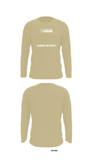 Long Sleeve Performance Shirt, Warrior University, , Teamtime, Team time, sublimation, custom sports apparel, team uniforms, spirit wear, spiritwear, sports uniforms, custom shirts, team store, custom team store, fundraiser sports, apparel fundraiser