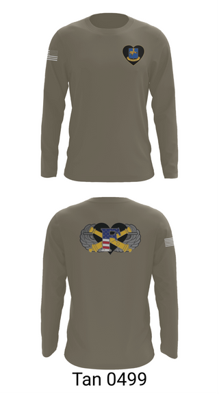 Long Sleeve Performance Shirt, Freedom BTRY, 1-320th FAR, , Teamtime, Team time, sublimation, custom sports apparel, team uniforms, spirit wear, spiritwear, sports uniforms, custom shirts, team store, custom team store, fundraiser sports, apparel fundraiser