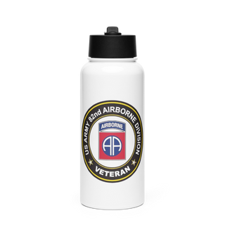 20th Airborne Engineer 47960992 Stainless Steel Water Bottle with a Straw Lid
