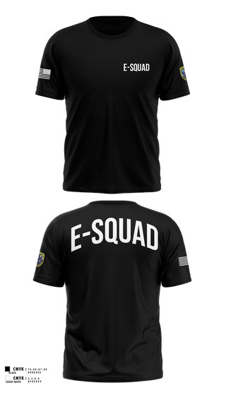 Old School Cotton Feel Shirt, E-Squad, Police, Teamtime, Team time, sublimation, custom sports apparel, team uniforms, spirit wear, spiritwear, sports uniforms, custom shirts, team store, custom team store, fundraiser sports, apparel fundraiser