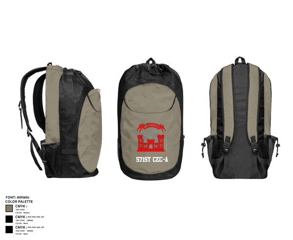 Gear Bag, 571st CEC-A, , Teamtime, Team time, sublimation, custom sports apparel, team uniforms, spirit wear, spiritwear, sports uniforms, custom shirts, team store, custom team store, fundraiser sports, apparel fundraiser