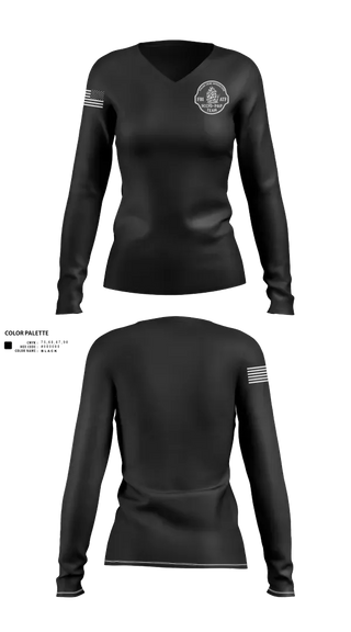 Womens Long Sleeve Vneck Shirt, V.C.I.T, Police, Teamtime, Team time, sublimation, custom sports apparel, team uniforms, spirit wear, spiritwear, sports uniforms, custom shirts, team store, custom team store, fundraiser sports, apparel fundraiser