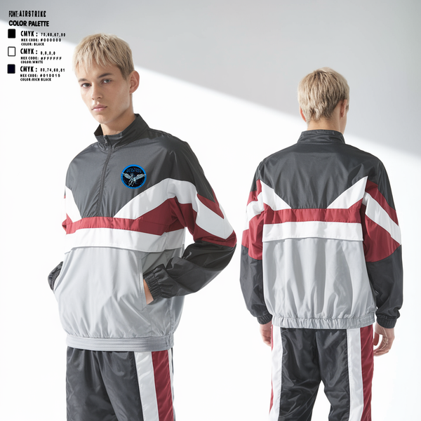 Windbreaker, 1-382LSBN, , Teamtime, Team time, sublimation, custom sports apparel, team uniforms, spirit wear, spiritwear, sports uniforms, custom shirts, team store, custom team store, fundraiser sports, apparel fundraiser