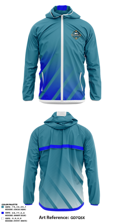 Voyagers Futsal Club 86723789 Windbreaker - 2