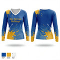 Bay Springs Bulldogs 86584943 Women's Long Sleeve V-neck Shirt - 1
