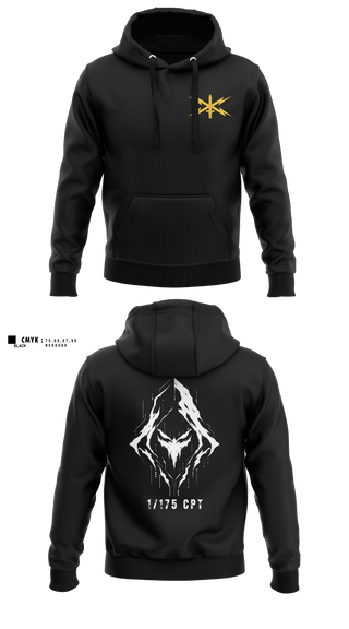 Hoodie, 175 CPT, National Guard, Teamtime, Team time, sublimation, custom sports apparel, team uniforms, spirit wear, spiritwear, sports uniforms, custom shirts, team store, custom team store, fundraiser sports, apparel fundraiser
