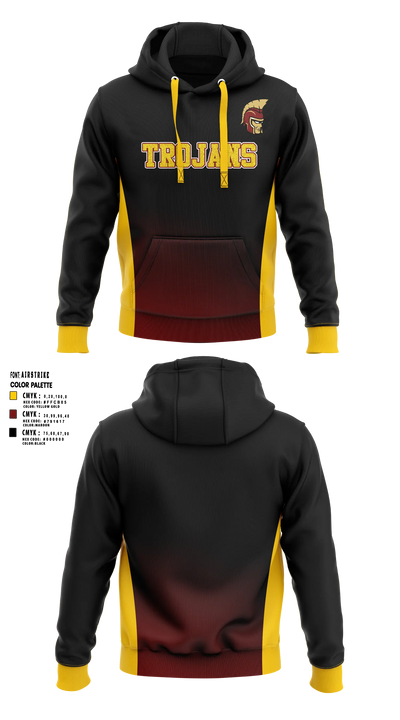Minnesota State Academy for the Deaf Trojans Hoodie - 4