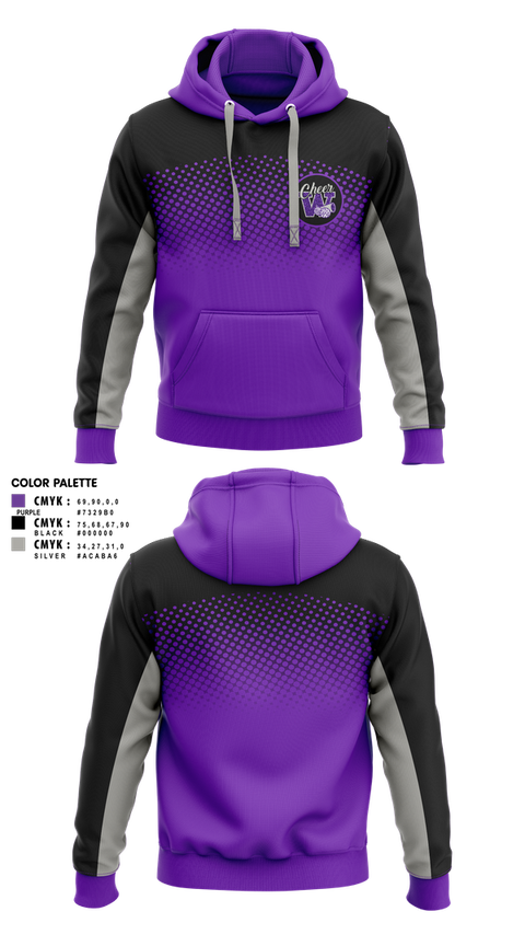Hoodie, Soledad Warriors Cheer, Cheer, Teamtime, Team time, sublimation, custom sports apparel, team uniforms, spirit wear, spiritwear, sports uniforms, custom shirts, team store, custom team store, fundraiser sports, apparel fundraiser