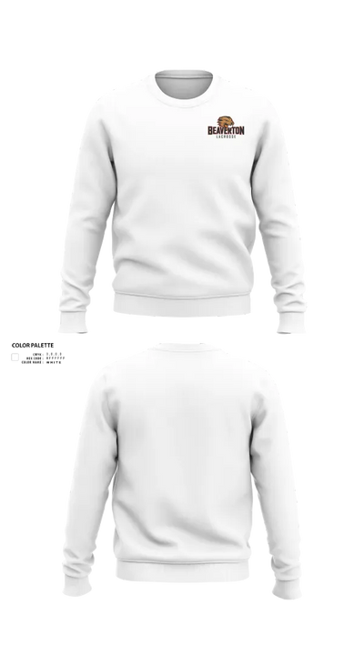 Beaverton Boys Lacrosse 8252895 Crew Neck Sweatshirt - 21