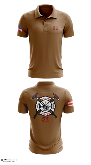 Short Sleeve Performance Polo, 52, Fire Department, Teamtime, Team time, sublimation, custom sports apparel, team uniforms, spirit wear, spiritwear, sports uniforms, custom shirts, team store, custom team store, fundraiser sports, apparel fundraiser