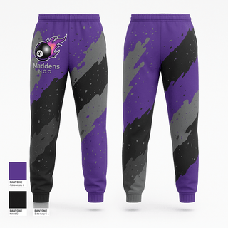 Joggers, Maddens N.O.D., Bowling, Teamtime, Team time, sublimation, custom sports apparel, team uniforms, spirit wear, spiritwear, sports uniforms, custom shirts, team store, custom team store, fundraiser sports, apparel fundraiser