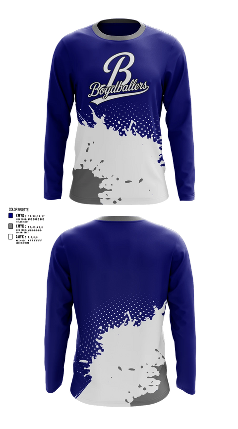 Long Sleeve Performance Shirt, BoydballersBoydballers, Men's Basketball, Teamtime, Team time, sublimation, custom sports apparel, team uniforms, spirit wear, spiritwear, sports uniforms, custom shirts, team store, custom team store, fundraiser sports, apparel fundraiser