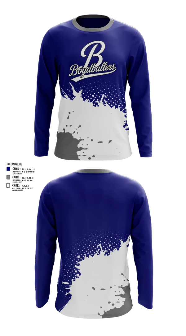 Long Sleeve Performance Shirt, BoydballersBoydballers, Men's Basketball, Teamtime, Team time, sublimation, custom sports apparel, team uniforms, spirit wear, spiritwear, sports uniforms, custom shirts, team store, custom team store, fundraiser sports, apparel fundraiser