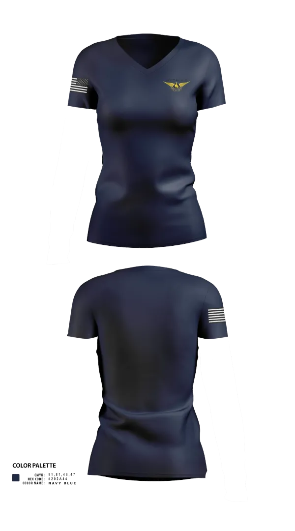 Womens Short Sleeve Vneck Shirt, Wyoming Life Flight, , Teamtime, Team time, sublimation, custom sports apparel, team uniforms, spirit wear, spiritwear, sports uniforms, custom shirts, team store, custom team store, fundraiser sports, apparel fundraiser