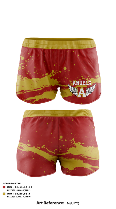 Angels 9548266 Track Shorts - 1