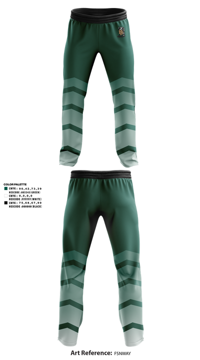 Crowley's Ridge College Volleyball 55026355 Sweatpants - 1