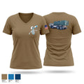 water dawgs Women's Short Sleeve V-neck Shirt - 1