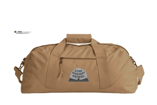 Duffle Bag, Utah Highway Patrol, Police, Teamtime, Team time, sublimation, custom sports apparel, team uniforms, spirit wear, spiritwear, sports uniforms, custom shirts, team store, custom team store, fundraiser sports, apparel fundraiser