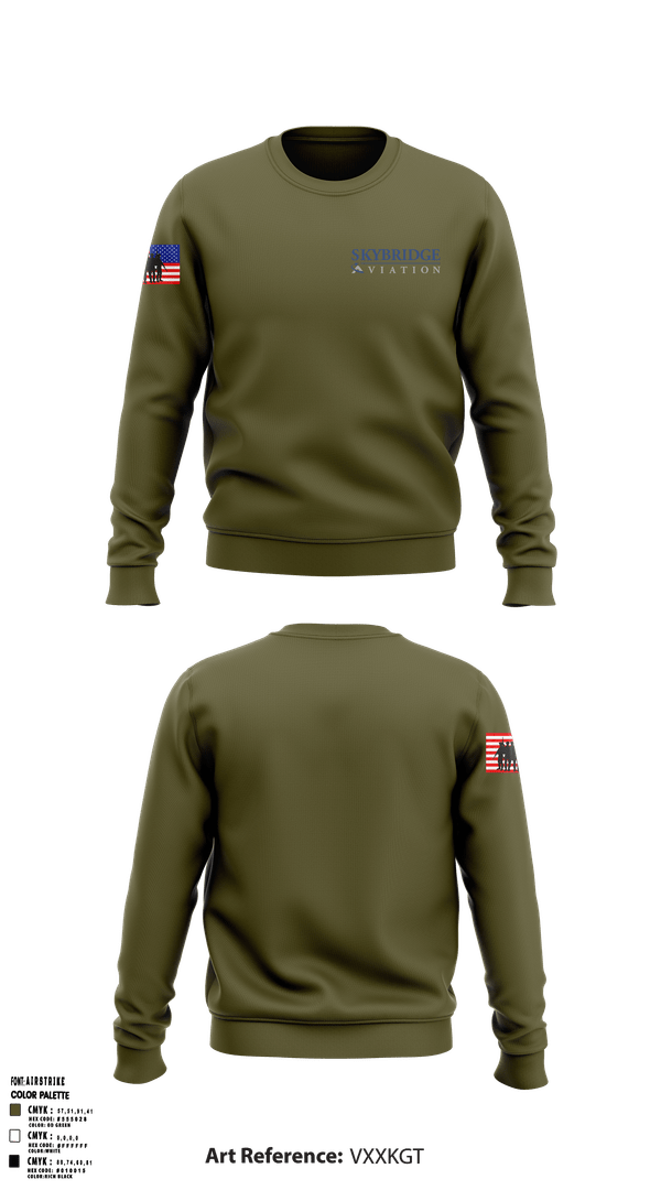 Crew Neck Sweatshirt, SkyBridge Aviation, , Teamtime, Team time, sublimation, custom sports apparel, team uniforms, spirit wear, spiritwear, sports uniforms, custom shirts, team store, custom team store, fundraiser sports, apparel fundraiser