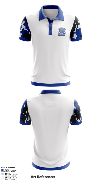 Westover Middle Wrestling 20683459 Short Sleeve Performance Polo - 8