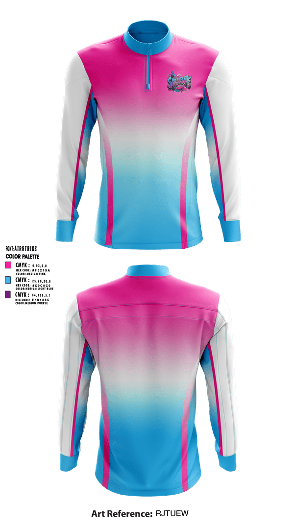 Quarter Zip Jacket, She’s Elite, , Teamtime, Team time, sublimation, custom sports apparel, team uniforms, spirit wear, spiritwear, sports uniforms, custom shirts, team store, custom team store, fundraiser sports, apparel fundraiser