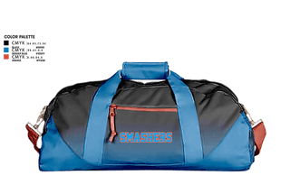 Duffle Bag, Smashers, Men's Basketball, Teamtime, Team time, sublimation, custom sports apparel, team uniforms, spirit wear, spiritwear, sports uniforms, custom shirts, team store, custom team store, fundraiser sports, apparel fundraiser