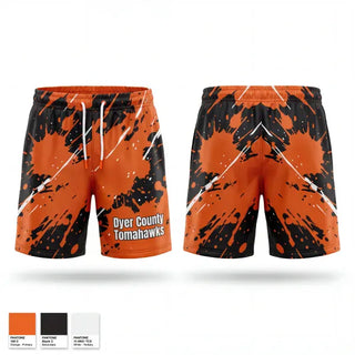 Athletic Shorts With Pockets, Dyer County Tomahawks, Baseball, Teamtime, Team time, sublimation, custom sports apparel, team uniforms, spirit wear, spiritwear, sports uniforms, custom shirts, team store, custom team store, fundraiser sports, apparel fundraiser
