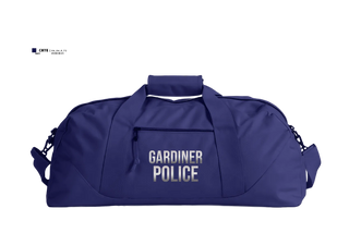 Duffle Bag, Gardiner Police, Police, Teamtime, Team time, sublimation, custom sports apparel, team uniforms, spirit wear, spiritwear, sports uniforms, custom shirts, team store, custom team store, fundraiser sports, apparel fundraiser