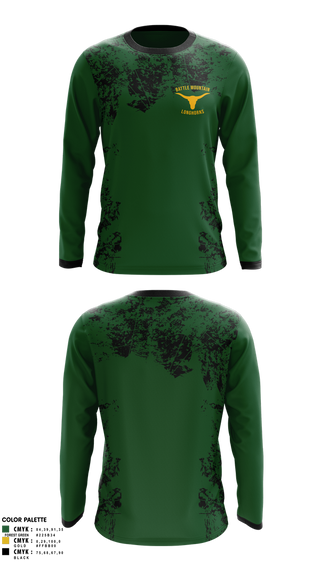 Long Sleeve Performance Shirt, Battle Mountain Longhorns, Wrestling, Teamtime, Team time, sublimation, custom sports apparel, team uniforms, spirit wear, spiritwear, sports uniforms, custom shirts, team store, custom team store, fundraiser sports, apparel fundraiser
