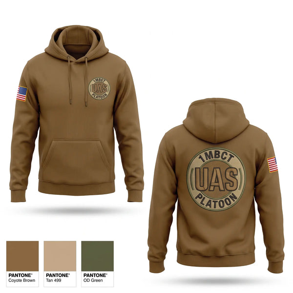 Hoodie, 1MBCT UAS Platoon, Army, Teamtime, Team time, sublimation, custom sports apparel, team uniforms, spirit wear, spiritwear, sports uniforms, custom shirts, team store, custom team store, fundraiser sports, apparel fundraiser