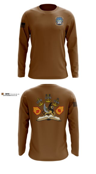 Long Sleeve Performance Shirt, CNATT Unit North Island, Navy, Teamtime, Team time, sublimation, custom sports apparel, team uniforms, spirit wear, spiritwear, sports uniforms, custom shirts, team store, custom team store, fundraiser sports, apparel fundraiser