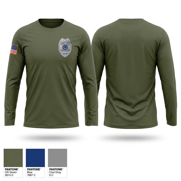 Long Sleeve Performance Shirt, Connecticut College Campus Safety, Police, Teamtime, Team time, sublimation, custom sports apparel, team uniforms, spirit wear, spiritwear, sports uniforms, custom shirts, team store, custom team store, fundraiser sports, apparel fundraiser
