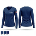 Dothan Fire Department 16935943 Women's Long Sleeve V-neck Shirt - 1